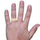 Photo of Esme 3 1/2 ct tw. Lab Grown Princess Cluster Trio Set 14K White Gold [BT2370WM] [HT]