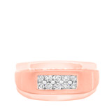 Photo of Sierra 1 1/8 ct tw. Diamond Wedding Band Set 14K Rose Gold [BT624RM]