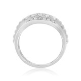 Photo of Fleur 5 7/8 ct tw. Diamond Round Cluster Trio Set 14K White Gold [BT628WM]