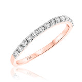 Photo of Preston 4 ct tw. Diamond Princess Cluster Trio Set 14K Rose Gold [BT446RL]