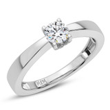 Photo of Ofu 3/4 ct tw. Diamond Round Solitaire Engagement Ring 950 Platinum [BT5000PE-R070]