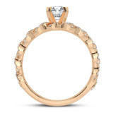 Photo of Imara 2 1/2 Carat T.W. Diamond Round Solitaire Bridal Set 14K Rose Gold [BT5026RE-R095]