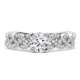 Photo of Imara 2 1/2 Carat T.W. Diamond Round Solitaire Bridal Set 14K White Gold [BT5026WE-R095]