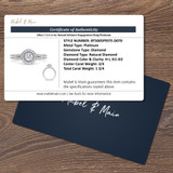 Maska 1 3/4 ct tw. Diamond Round Solitaire Engagement Ring 950 Platinum