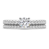 Photo of Kitana 2 Carat T.W. Round Solitaire Bridal Set P95T Platinum Gold [BR5013P-R095]