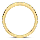 Photo of Kitana 2 Carat T.W. Diamond Round Solitaire Bridal Set 14K Yellow Gold [BT5013YL]