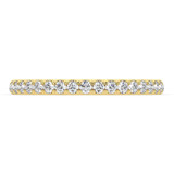 Photo of Nero 1 7/8 Carat T.W. Diamond Round Solitaire Bridal Set 14K Yellow Gold [BT5004YL]