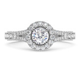 Photo of Maska 2 1/5 Carat T.W. Diamond Round Solitaire Bridal Set 950 Platinum [BT5005PE-R070]
