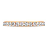 Photo of Matina 3 Carat T.W. Diamond Round Solitaire Bridal Set 14K Rose Gold [BT5025RL]