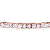 Photo of Iva 7 Carat T.W. Lab Grown Diamond Round Bracelet 10K Rose Gold [BC2382R]