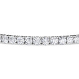 Photo of Iva 9 CT. T.W. Lab Grown Diamond Round Bracelet 14K White Gold [BC2384W]