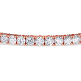 Photo of Iva 12 CT. T.W. Lab Grown Diamond Round Bracelet 10K Rose Gold [BC2387R]