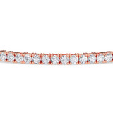 Photo of Iva 5 CT. T.W. Natural Diamond Round Bracelet 10K Rose Gold [BC2392R]