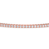 Photo of Iva 2 Carat T.W. Lab Grown Diamond Round Bracelet 14K Rose Gold [BC2377R]