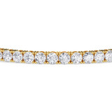 Photo of Iva 9 Carat T.W. Lab Grown Diamond Round Bracelet 10K Yellow Gold [BC2384Y]