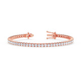 Photo of Iva 5 Carat T.W. Lab Grown Diamond Round Bracelet 10K Rose Gold [BC2380R]