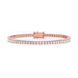 Photo of Iva 3 CT. T.W. Natural Diamond Round  Bracelet 10K Rose Gold [BC2390R]