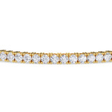 Photo of Iva 5 CT. T.W. Natural Diamond Round Bracelet 10K Yellow Gold [BC2392Y]