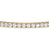 Photo of Iva 7 CT. T.W. Lab Grown Diamond Round Bracelet 14K Yellow Gold [BC2382Y]