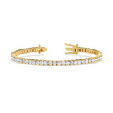 Photo of Iva 5 CT. T.W. Natural Diamond Round Bracelet 14K Yellow Gold [BC2392Y]