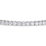 Photo of Iva 8 Carat T.W. Natural Diamond Round Bracelet 10K White Gold [BC2395W]
