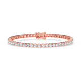 Photo of Iva 6 CT. T.W. Natural Diamond Round Bracelet 10K Rose Gold [BC2393R]