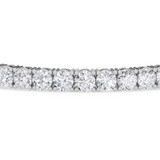 Photo of Iva 13 CT. T.W. Natural Diamond Round Bracelet 14K White Gold [BC2400W]