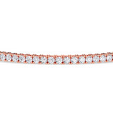 Photo of Iva 3 CT. T.W. Lab Grown Diamond Round Bracelet 14K Rose Gold [BC2378R]