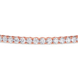 Photo of Iva 6 CT. T.W. Natural Diamond Round Bracelet 14K Rose Gold [BC2393R]