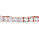 Photo of Iva 13 CT. T.W. Lab Grown Diamond Round Bracelet 14K Rose Gold [BC2388R]