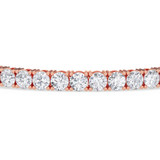Photo of Iva 11 CT. T.W. Natural Diamond Round Bracelet 14K Rose Gold [BC2398R]