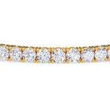 Photo of Iva 13 CT. T.W. Natural Diamond Round Bracelet 10K Yellow Gold [BC2400Y]