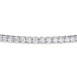 Photo of Iva 6 CT. T.W. Natural Diamond Round Bracelet 14K White Gold [BC2393W]