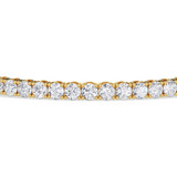 Photo of Iva 8 CT. T.W. Lab Grown Diamond Round Bracelet 14K Yellow Gold [BC2383Y]