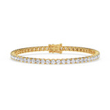 Photo of Iva 6 Carat T.W. Natural Diamond Round Bracelet 14K Yellow Gold [BC2393Y]