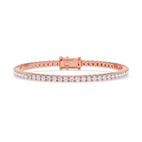 Photo of Iva 4 CT. T.W. Lab Grown Diamond Round Bracelet 10K Rose Gold [BC2379R]