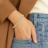 Photo of Iva 4 CT. T.W. Lab Grown Diamond Bracelet 10K Rose Gold [BC2379R]