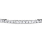 Photo of Iva 4 CT. T.W. Natural Diamond Round Bracelet 14K White Gold [BC2391W]