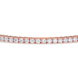 Photo of Iva 4 CT. T.W. Lab Grown Diamond Round Bracelet 14K Rose Gold [BC2379R]