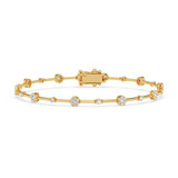 Photo of Karl 1 CT. T.W. Diamond Bracelet 10K Yellow Gold [BC2414Y]
