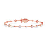 Photo of Karl 1 CT. T.W. Diamond Bracelet 14K Rose Gold [BC2414R]
