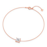 Photo of Ansel 1 CT. T.W. Lab Grown Diamond Princess Solitaire Bracelet 10K Rose Gold [BC2409R-K095]