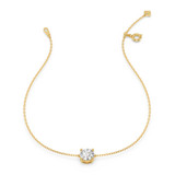 Photo of Ansel 1 Carat T.W. Lab Grown Diamond Round Solitaire Bracelet 10K Yellow Gold [BC2403Y-L095]