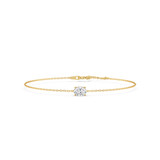 Photo of Ansel 3/4 CT. T.W. Lab Grown Diamond Oval Solitaire Bracelet 14K Yellow Gold [BC2411Y-I070]