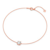 Photo of Ansel 1/2 Carat T.W. Lab Grown Diamond Round Solitaire Bracelet 14K Rose Gold [BC2401R-L045]