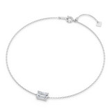 Photo of Ansel 1 Carat T.W. Lab Grown Diamond Emerald Solitaire Bracelet 14K White Gold [BC2406W-N095]