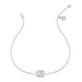 Photo of Ansel 1 CT. T.W. Lab Grown Diamond Oval Solitaire Bracelet 14K White Gold [BC2412W-I095]