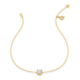 Photo of Ansel 1/2 Carat T.W. Lab Grown Diamond Round Solitaire Bracelet 14K Yellow Gold [BC2401Y-L045]