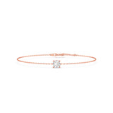 Photo of Ansel 3/4 CT. T.W. Lab Grown Diamond Round Solitaire Bracelet 10K Rose Gold [BC2402R-L070]