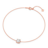 Photo of Ansel 3/4 Carat T.W. Lab Grown Diamond Round Solitaire Bracelet 14K Rose Gold [BC2402R-L070]